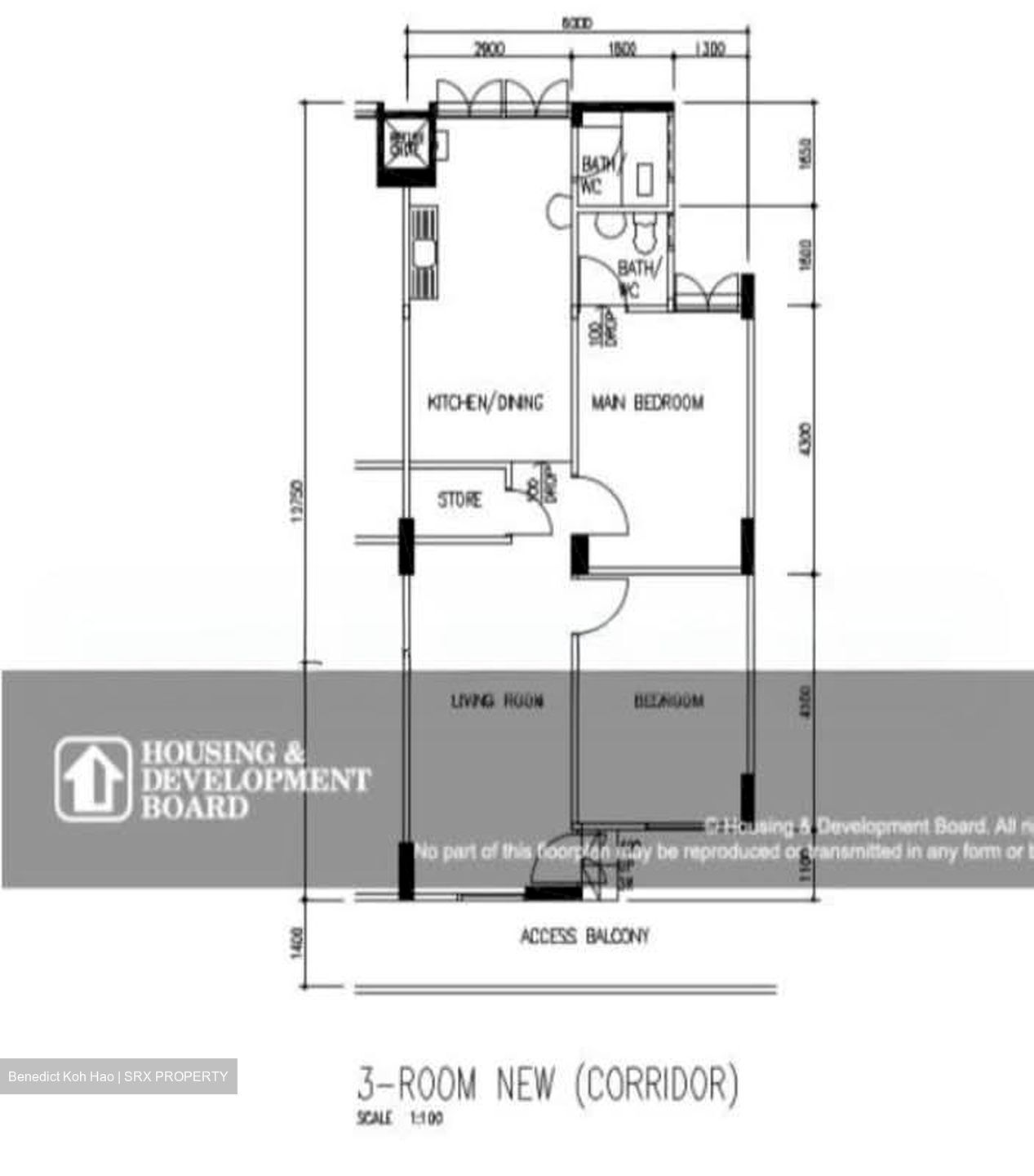 Blk 103 Eunos Vista (Bedok), HDB 3 Rooms #566572321